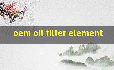 oem oil filter element